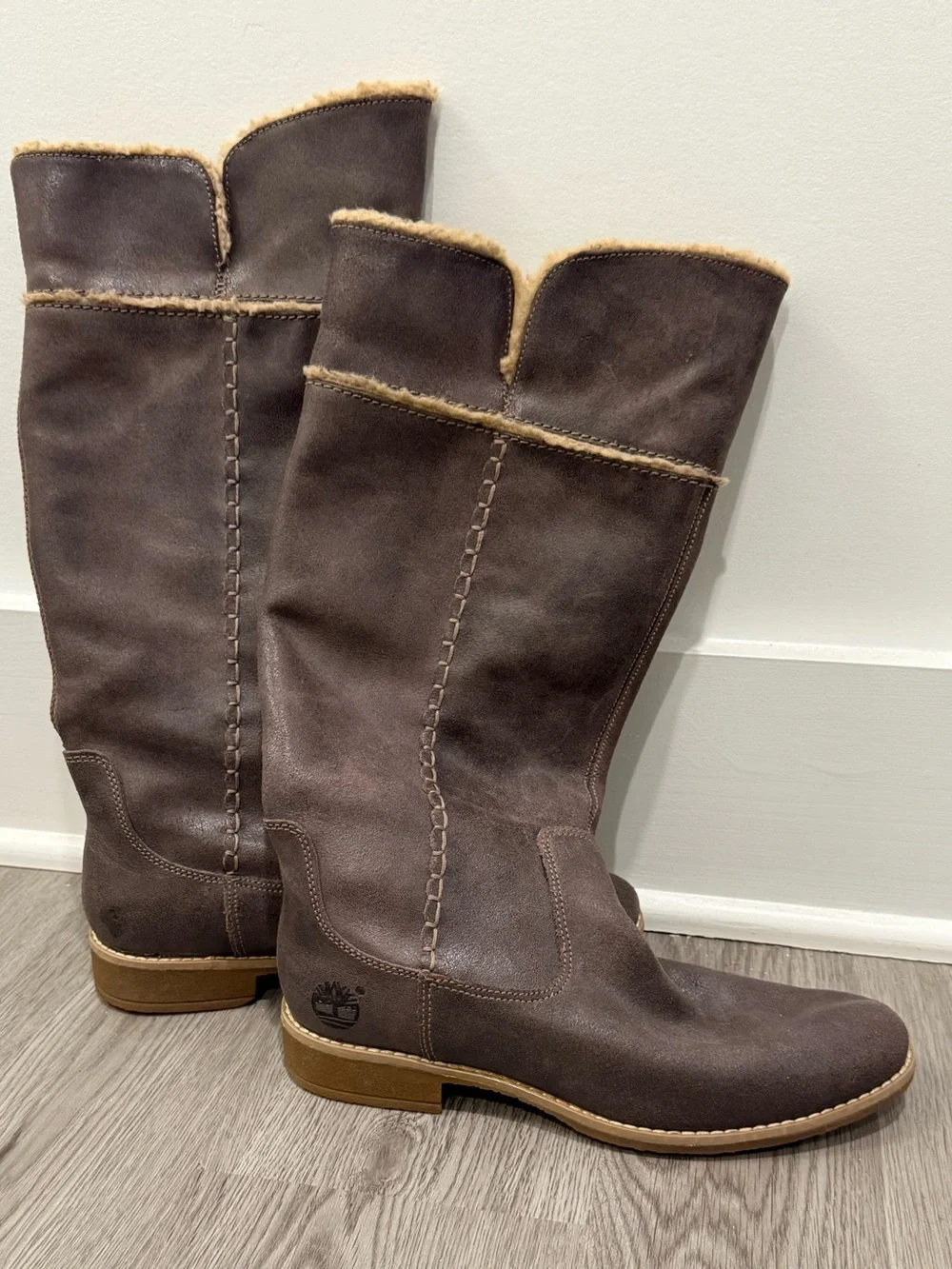Timberland Earthkeepers Shoreham Tall Fold-Down Boots Size 7 leather